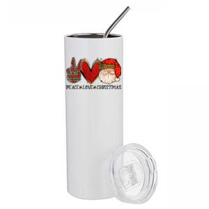 Festive Santa Claus Joyful Holiday Season Stainless Steel Tumbler