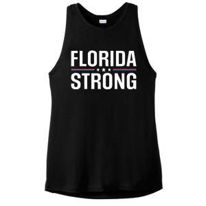 Florida Strong Community Strength Prayer Support Ladies PosiCharge Tri-Blend Wicking Tank