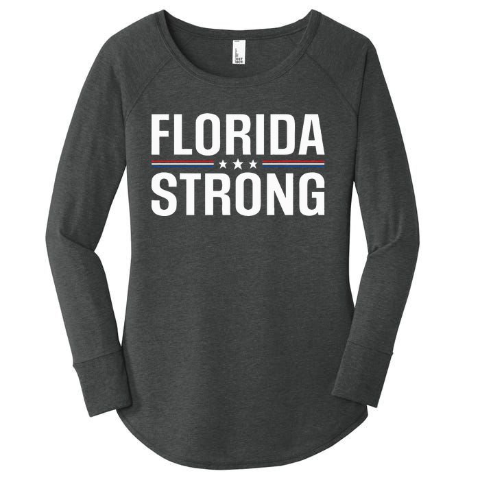 Florida Strong Community Strength Prayer Support Women's Perfect Tri Tunic Long Sleeve Shirt