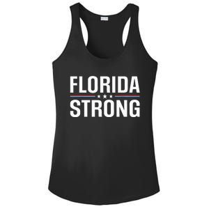 Florida Strong Community Strength Prayer Support Ladies PosiCharge Competitor Racerback Tank