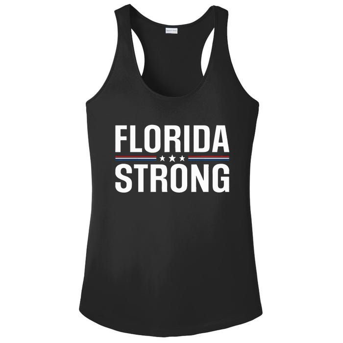 Florida Strong Community Strength Prayer Support Ladies PosiCharge Competitor Racerback Tank