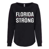 Florida Strong Community Strength Prayer Support Womens California Wash Sweatshirt