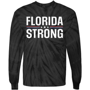 Florida Strong Community Strength Prayer Support Tie-Dye Long Sleeve Shirt