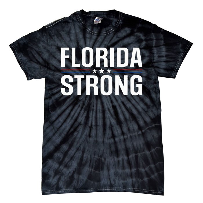 Florida Strong Community Strength Prayer Support Tie-Dye T-Shirt