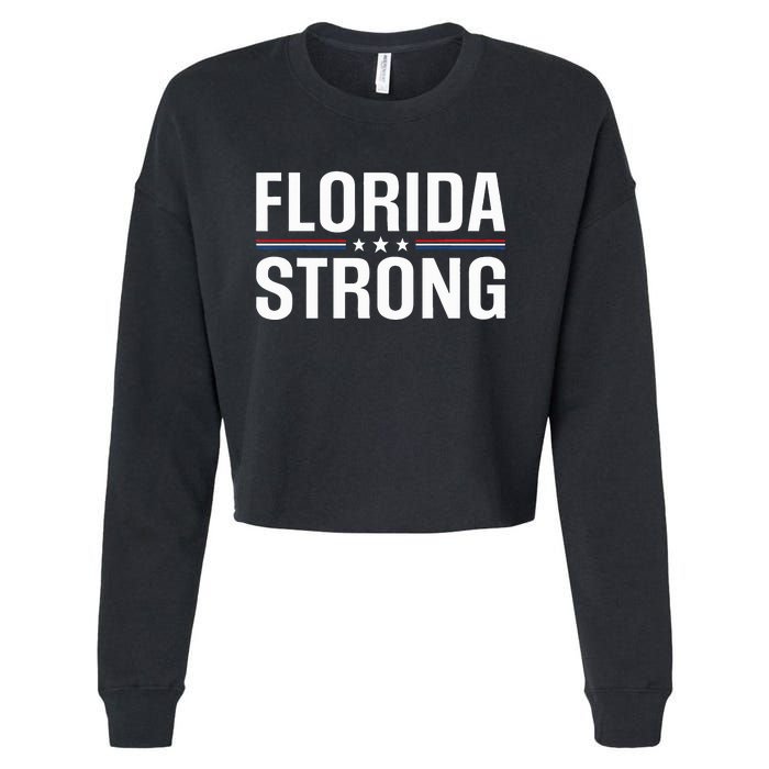 Florida Strong Community Strength Prayer Support Cropped Pullover Crew