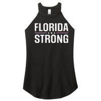 Florida Strong Community Strength Prayer Support Women's Perfect Tri Rocker Tank