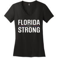 Florida Strong Community Strength Prayer Support Women's V-Neck T-Shirt