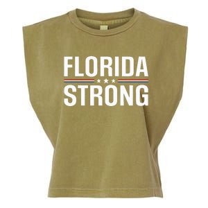 Florida Strong Community Strength Prayer Support Garment-Dyed Women's Muscle Tee