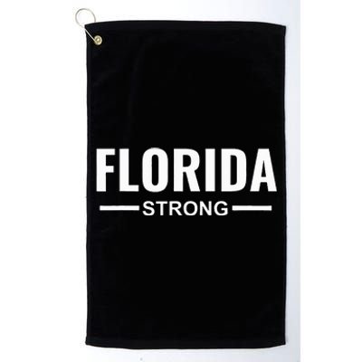 Florida Strong Community Strength Prayer Support Platinum Collection Golf Towel