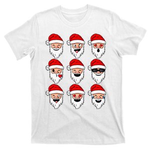 Festive Santa Claus Holiday Fun T-Shirt