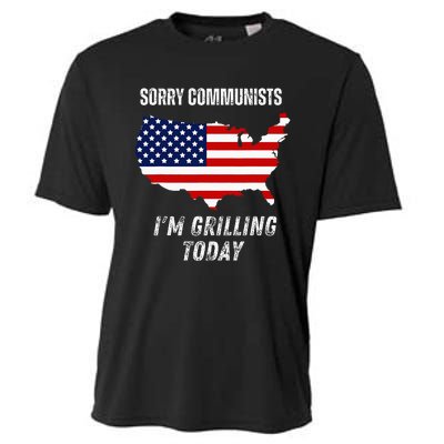 Funny Sorry Communists IM Grilling Today Cooling Performance Crew T-Shirt