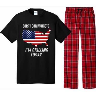 Funny Sorry Communists IM Grilling Today Pajama Set