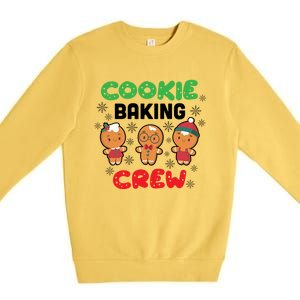 Funny Social Cookie Baking Crew Cookies Gift Cute Gift Premium Crewneck Sweatshirt