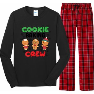 Funny Social Cookie Baking Crew Cookies Gift Cute Gift Long Sleeve Pajama Set