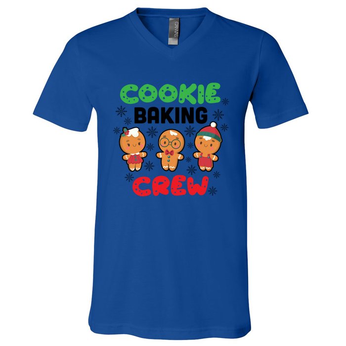 Funny Social Cookie Baking Crew Cookies Gift Cute Gift V-Neck T-Shirt