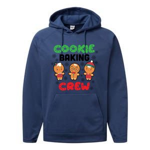 Funny Social Cookie Baking Crew Cookies Gift Cute Gift Performance Fleece Hoodie