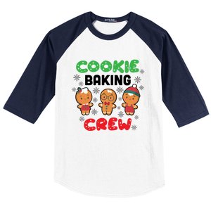 Funny Social Cookie Baking Crew Cookies Gift Cute Gift Baseball Sleeve Shirt