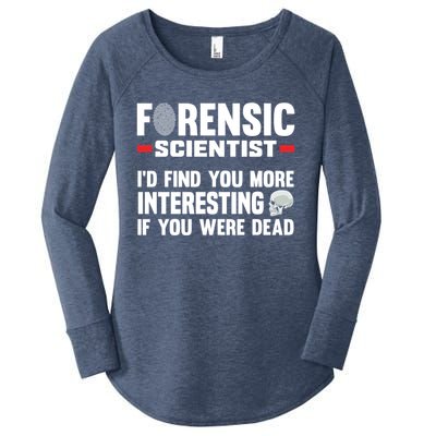 Forensic Scientist Coroner Forensics Science Student Gift Women's Perfect Tri Tunic Long Sleeve Shirt