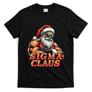 Funny Sigma Claus 2024 Christmas Santa Rizz T-Shirt