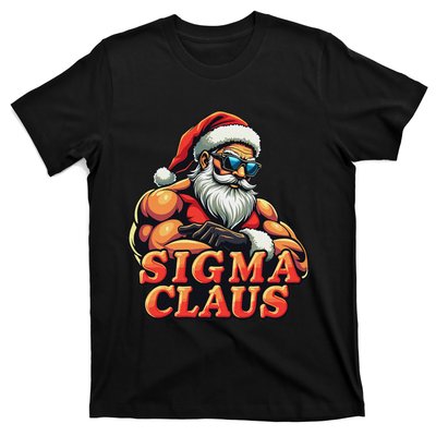 Funny Sigma Claus 2024 Christmas Santa Rizz T-Shirt