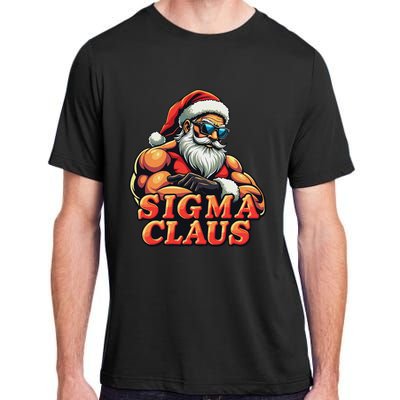 Funny Sigma Claus 2024 Christmas Santa Rizz Adult ChromaSoft Performance T-Shirt