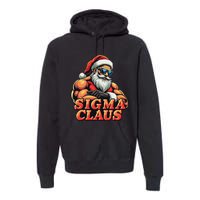 Funny Sigma Claus 2024 Christmas Santa Rizz Premium Hoodie