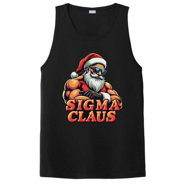 Funny Sigma Claus 2024 Christmas Santa Rizz PosiCharge Competitor Tank