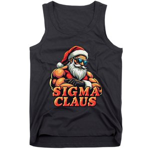 Funny Sigma Claus 2024 Christmas Santa Rizz Tank Top