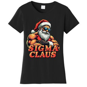 Funny Sigma Claus 2024 Christmas Santa Rizz Women's T-Shirt