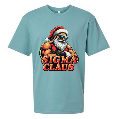 Funny Sigma Claus 2024 Christmas Santa Rizz Sueded Cloud Jersey T-Shirt