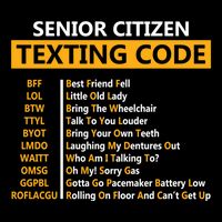 Funny Senior CitizenS Texting Code Design Gift For Grandpa Gift Impact Tech Backpack