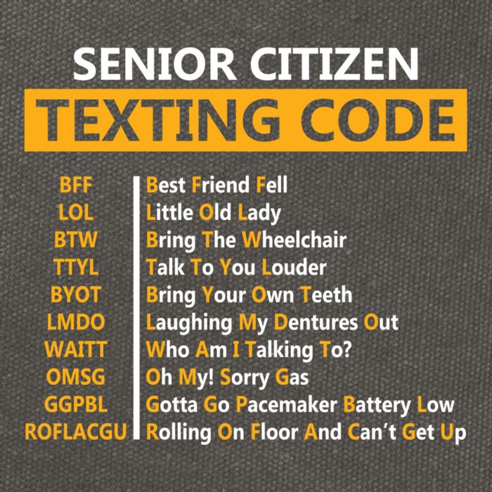 Funny Senior CitizenS Texting Code Design Gift For Grandpa Gift Cotton Canvas Backpack