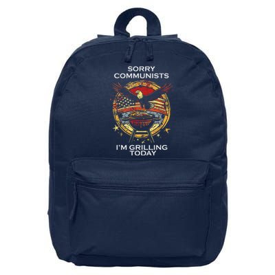 Funny Sorry Communists IM Grilling Today 16 in Basic Backpack