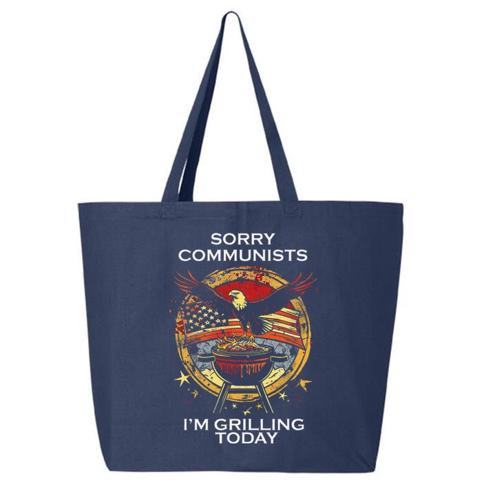 Funny Sorry Communists IM Grilling Today 25L Jumbo Tote