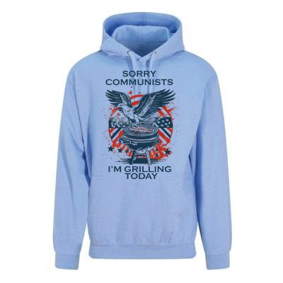 Funny Sorry Communists IM Grilling Today Unisex Surf Hoodie