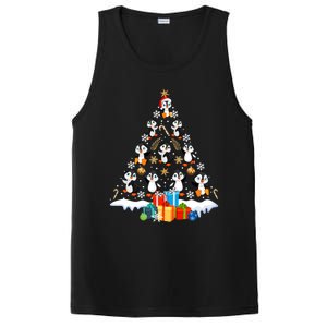 Funny Santa Claus Penguin Xmas Tree Lights Merry Christmas Gift PosiCharge Competitor Tank