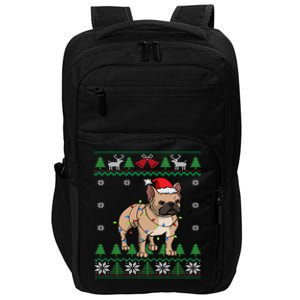 Frenchie Santa Claus Cute French Bulldog Ugly Christmas Gift Impact Tech Backpack