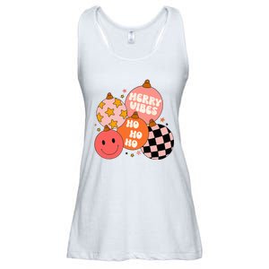 Festive Santa Claus Christmas Retro Vibes Ladies Essential Flowy Tank