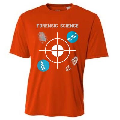 Forensic Science Cute Gift Crime Scene Evidence Cooling Performance Crew T-Shirt