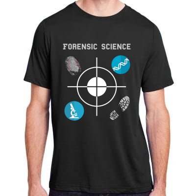 Forensic Science Cute Gift Crime Scene Evidence Adult ChromaSoft Performance T-Shirt