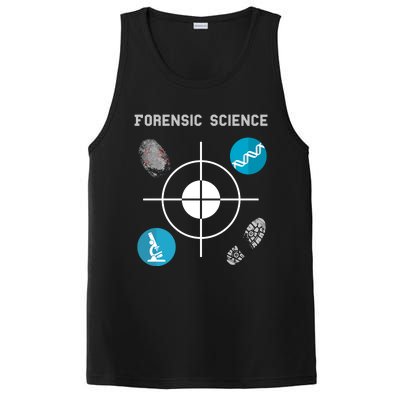 Forensic Science Cute Gift Crime Scene Evidence PosiCharge Competitor Tank