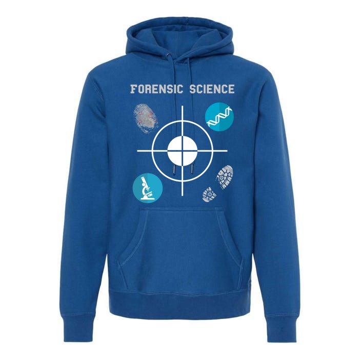 Forensic Science Cute Gift Crime Scene Evidence Premium Hoodie