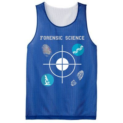 Forensic Science Cute Gift Crime Scene Evidence Mesh Reversible Basketball Jersey Tank