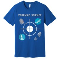 Forensic Science Cute Gift Crime Scene Evidence Premium T-Shirt