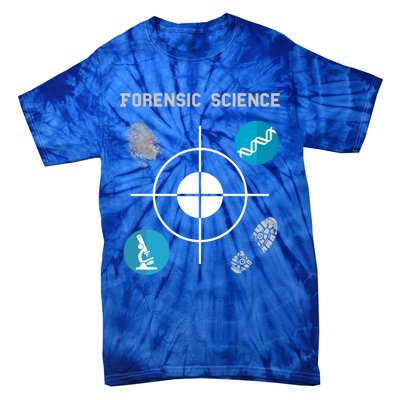 Forensic Science Cute Gift Crime Scene Evidence Tie-Dye T-Shirt