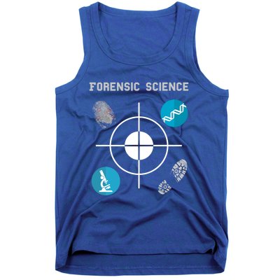 Forensic Science Cute Gift Crime Scene Evidence Tank Top