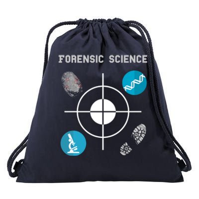 Forensic Science Cute Gift Crime Scene Evidence Drawstring Bag