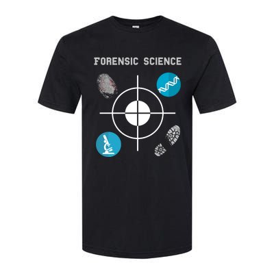 Forensic Science Cute Gift Crime Scene Evidence Softstyle CVC T-Shirt