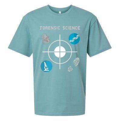 Forensic Science Cute Gift Crime Scene Evidence Sueded Cloud Jersey T-Shirt