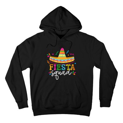 Fiesta Squad Cinco De Mayo Mexican Sombrero Group Family Hoodie